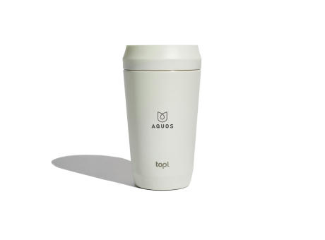 Topl-Trinkbecher aus rec. Stahl mit 360-Grad-Deckel 354ml