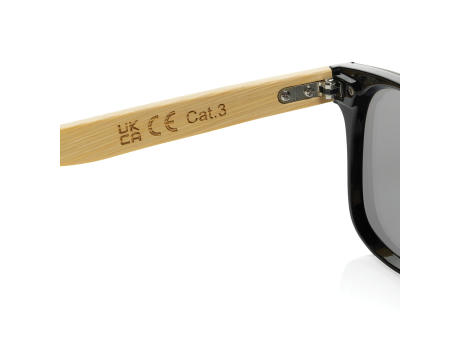Prism Sonnenbrille aus RCS rec. Kunststoff mit Bambusbügeln
