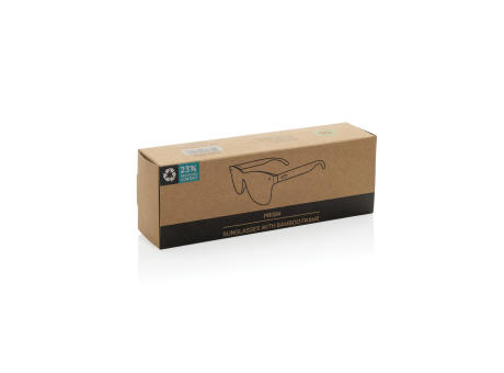 Prism Sonnenbrille aus RCS rec. Kunststoff mit Bambusbügeln