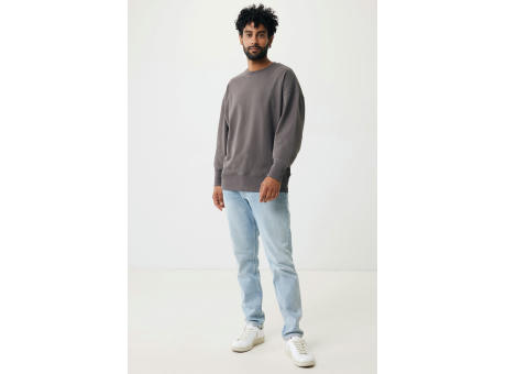 IQONIQ Kruger Relax-Rundhals-Sweater aus recycelt. Baumwolle
