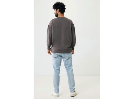 IQONIQ Kruger Relax-Rundhals-Sweater aus recycelt. Baumwolle