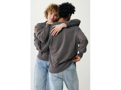 IQONIQ Kruger Relax-Rundhals-Sweater aus recycelt. Baumwolle