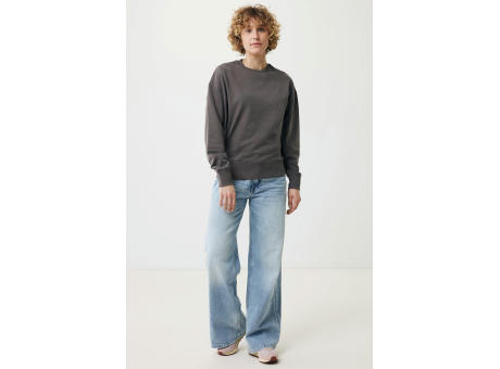 IQONIQ Kruger Relax-Rundhals-Sweater aus recycelt. Baumwolle