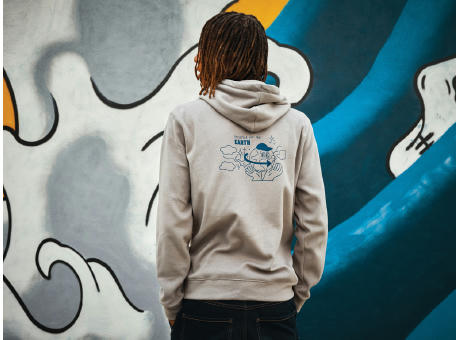 IQONIQ Trivor Mikrofleece-Kapuzen-Pulli aus recyc. Polyester
