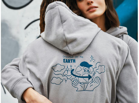 IQONIQ Trivor Mikrofleece-Kapuzen-Pulli aus recyc. Polyester