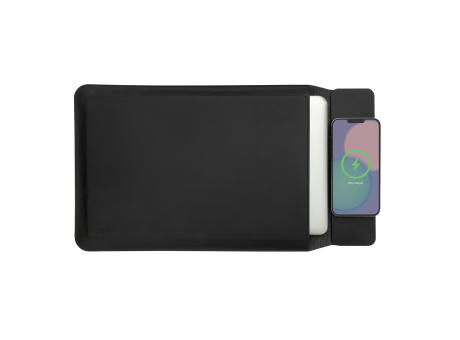 Swiss Peak magnet. 15,6" Laptop-Sleeve mit 15W Ladefunktion