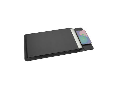 Swiss Peak magnet. 15,6" Laptop-Sleeve mit 15W Ladefunktion