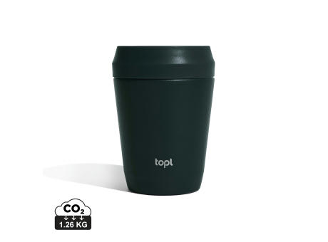 Topl-Trinkbecher aus rec. Stahl mit 360-Grad-Deckel 236ml