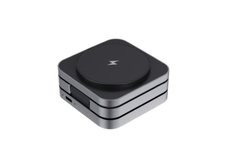 Terra faltbares 3-in-1 15W Charger aus RCS rec. Aluminium