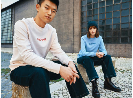 IQONIQ Etosha Lightweight Sweater aus recycelter Baumwolle