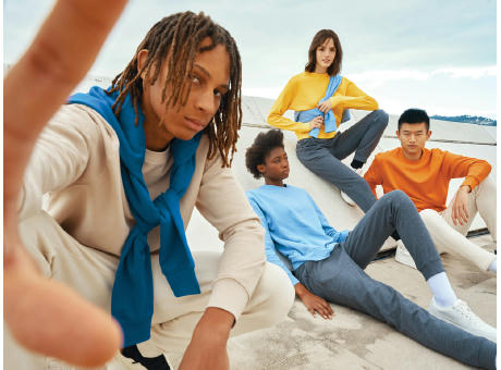 IQONIQ Etosha Lightweight Sweater aus recycelter Baumwolle