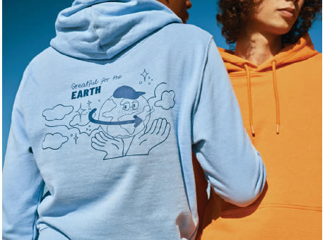 IQONIQ Rila Lightweight Hoodie aus recycelter Baumwolle