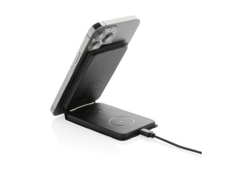 Swiss Peak 15W 3-in-1 magnetischer Wireles Charger aus rPU
