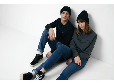 IQONIQ Zion Rundhals-Sweater aus recycelter Baumwolle
