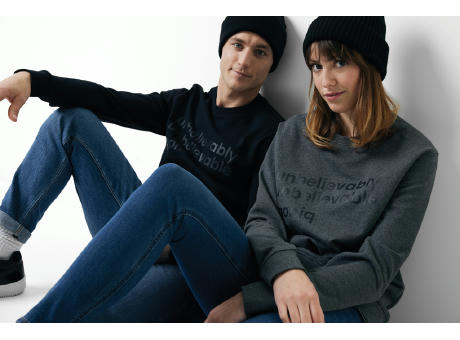 IQONIQ Zion Rundhals-Sweater aus recycelter Baumwolle