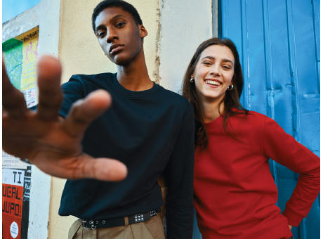 IQONIQ Zion Rundhals-Sweater aus recycelter Baumwolle