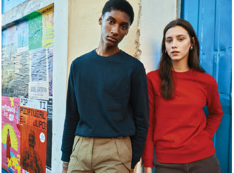 IQONIQ Zion Rundhals-Sweater aus recycelter Baumwolle