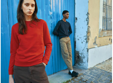 IQONIQ Zion Rundhals-Sweater aus recycelter Baumwolle