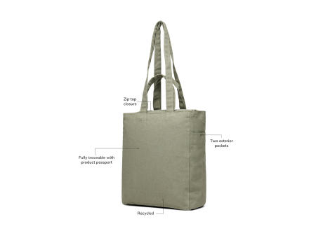 VINGA Hilo AWARE™ Tasche mit Reißverschluss aus rec. Canvas