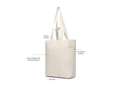 VINGA Hilo AWARE™ Tasche mit Reißverschluss aus rec. Canvas
