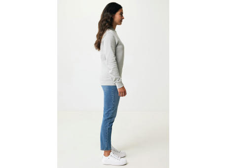 IQONIQ Denali ungefärbt. Rundhals-Sweater aus recycelter BW