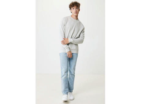 IQONIQ Denali ungefärbt. Rundhals-Sweater aus recycelter BW
