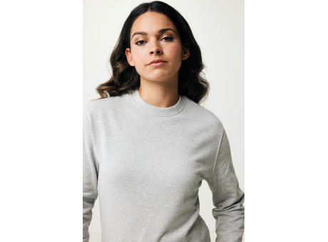 IQONIQ Denali ungefärbt. Rundhals-Sweater aus recycelter BW