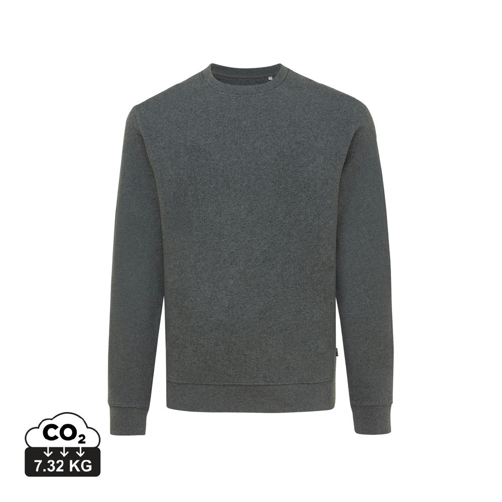 IQONIQ Denali ungefärbt. Rundhals-Sweater aus recycelter BW