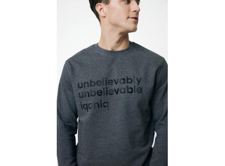 IQONIQ Denali ungefärbt. Rundhals-Sweater aus recycelter BW