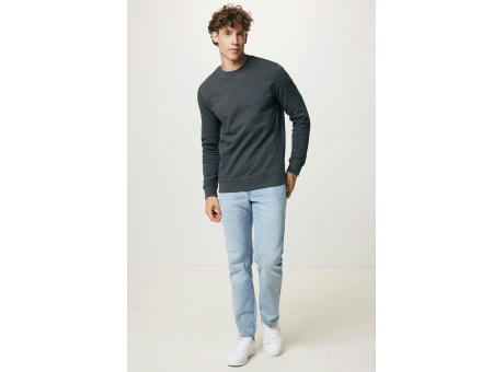 IQONIQ Denali ungefärbt. Rundhals-Sweater aus recycelter BW
