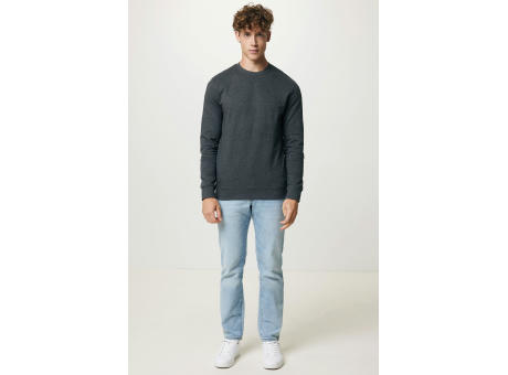 IQONIQ Denali ungefärbt. Rundhals-Sweater aus recycelter BW