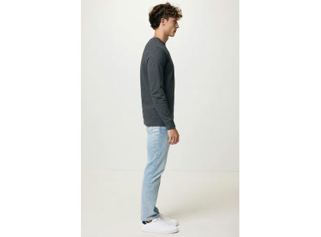 IQONIQ Denali ungefärbt. Rundhals-Sweater aus recycelter BW