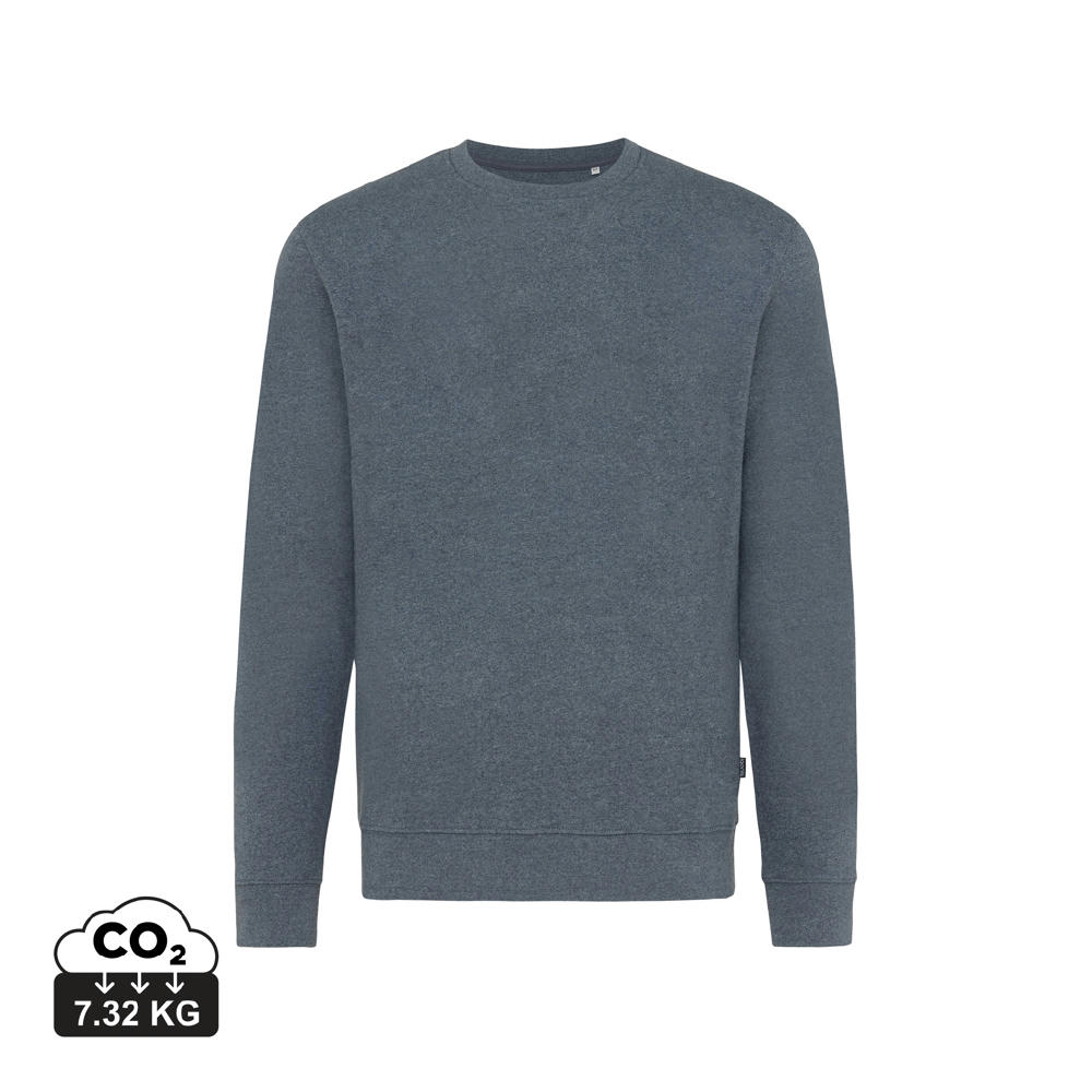 IQONIQ Denali ungefärbt. Rundhals-Sweater aus recycelter BW