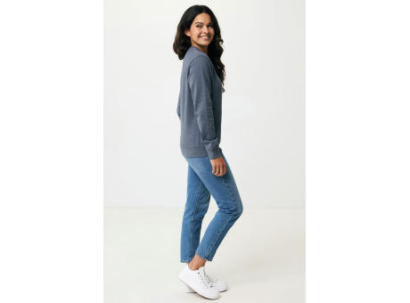 IQONIQ Denali ungefärbt. Rundhals-Sweater aus recycelter BW
