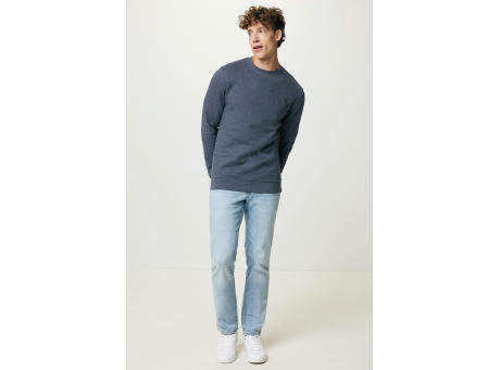 IQONIQ Denali ungefärbt. Rundhals-Sweater aus recycelter BW