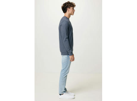 IQONIQ Denali ungefärbt. Rundhals-Sweater aus recycelter BW
