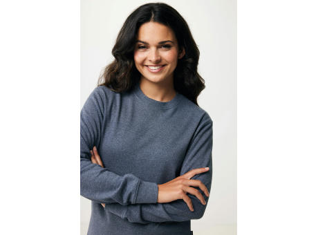 IQONIQ Denali ungefärbt. Rundhals-Sweater aus recycelter BW