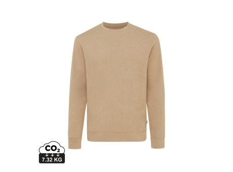 IQONIQ Denali ungefärbt. Rundhals-Sweater aus recycelter BW