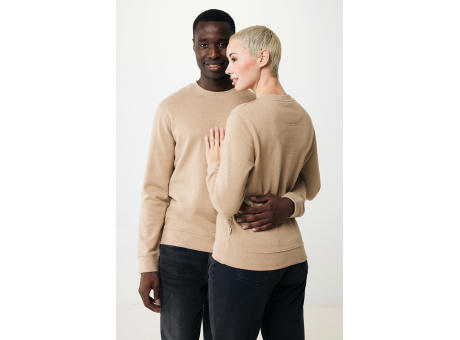 IQONIQ Denali ungefärbt. Rundhals-Sweater aus recycelter BW