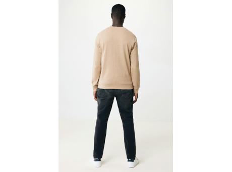 IQONIQ Denali ungefärbt. Rundhals-Sweater aus recycelter BW