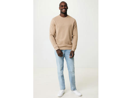 IQONIQ Denali ungefärbt. Rundhals-Sweater aus recycelter BW