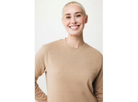 IQONIQ Denali ungefärbt. Rundhals-Sweater aus recycelter BW