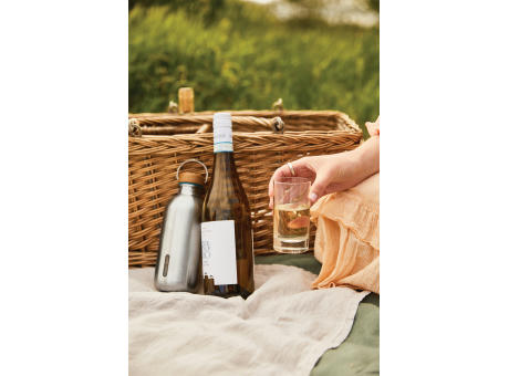 Black+Blum Stahl-Wasserflasche 600ml