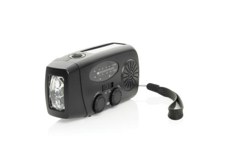 RescueWave Notfallradio aus RCS recyceltem Kunststoff