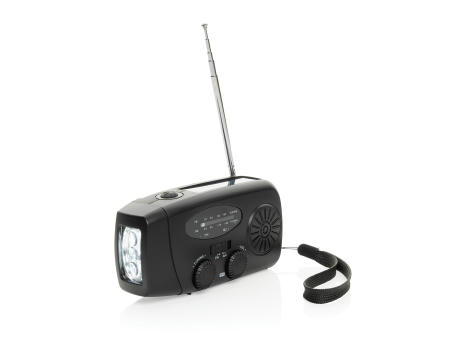 RescueWave Notfallradio aus RCS recyceltem Kunststoff
