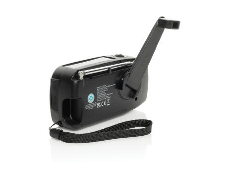 RescueWave Notfallradio aus RCS recyceltem Kunststoff