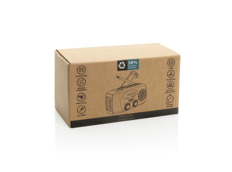 RescueWave Notfallradio aus RCS recyceltem Kunststoff