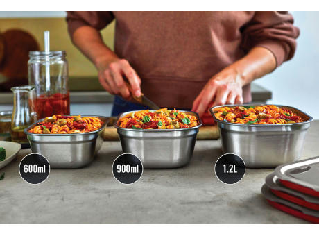Black+Blum 3-tlg. Mealprep Box Set - klein, medium, groß
