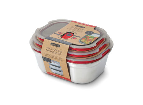 Black+Blum 3-tlg. Mealprep Box Set - klein, medium, groß