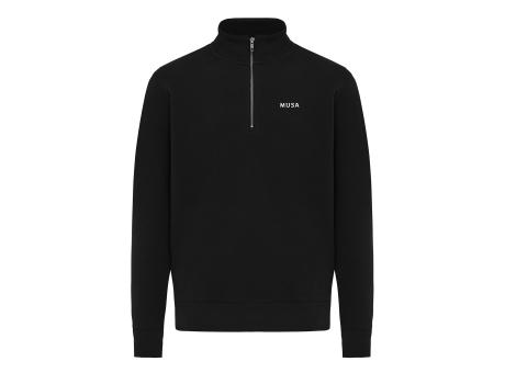 IQONIQ Elgon Quarter-Zip-Sweater aus rec. Baumwolle